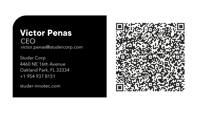 Visit card penas