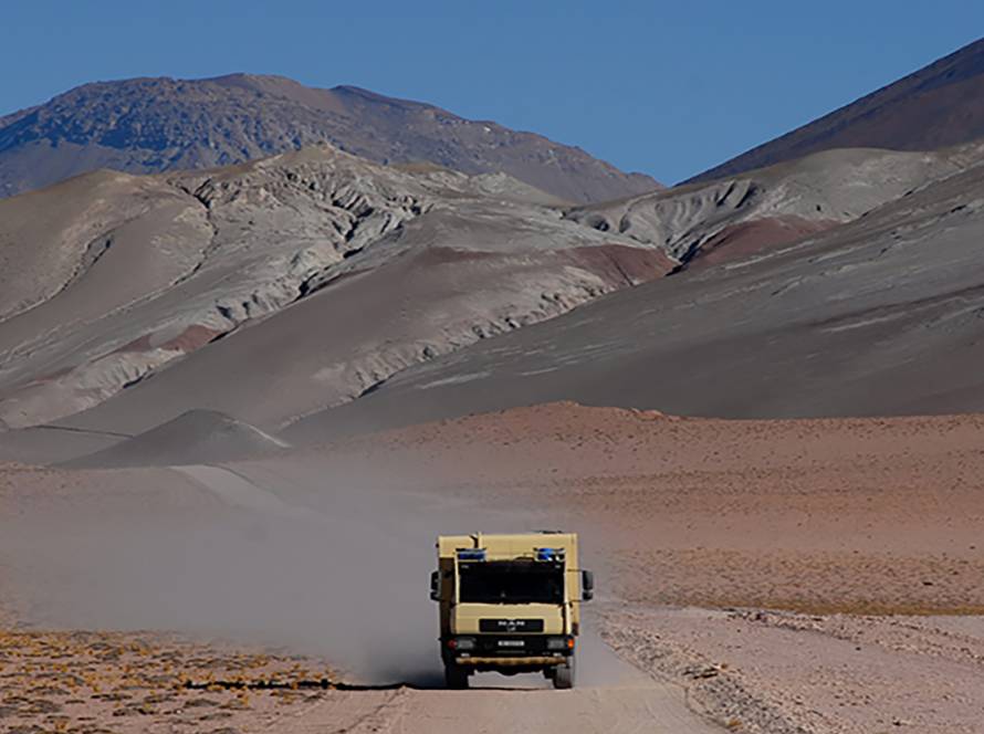 pepmobil in the desert