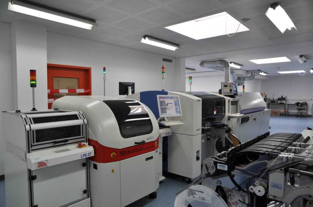 SMD production line at Studer