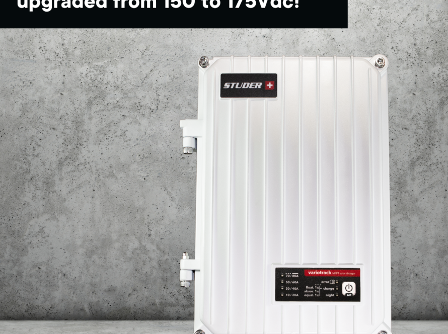 variotrack upgrade from 150 to 175Vdc!