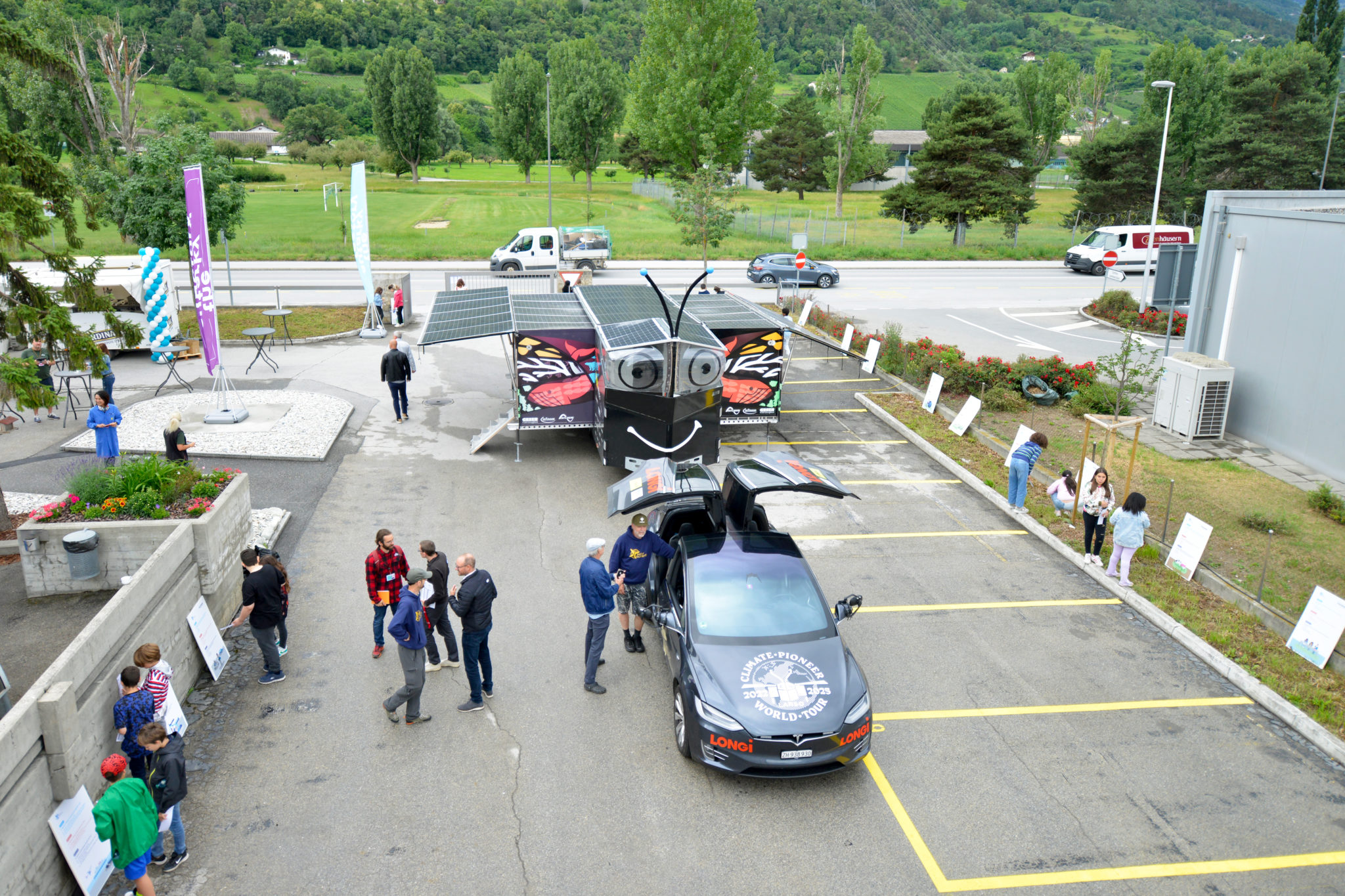 solar butterfly at studer
