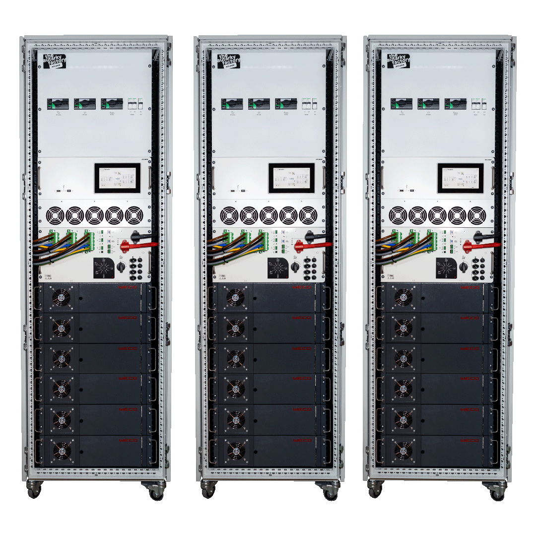 Empty Inverter Rack infra - complete energy storage system in a cabinet - Studer Innotec