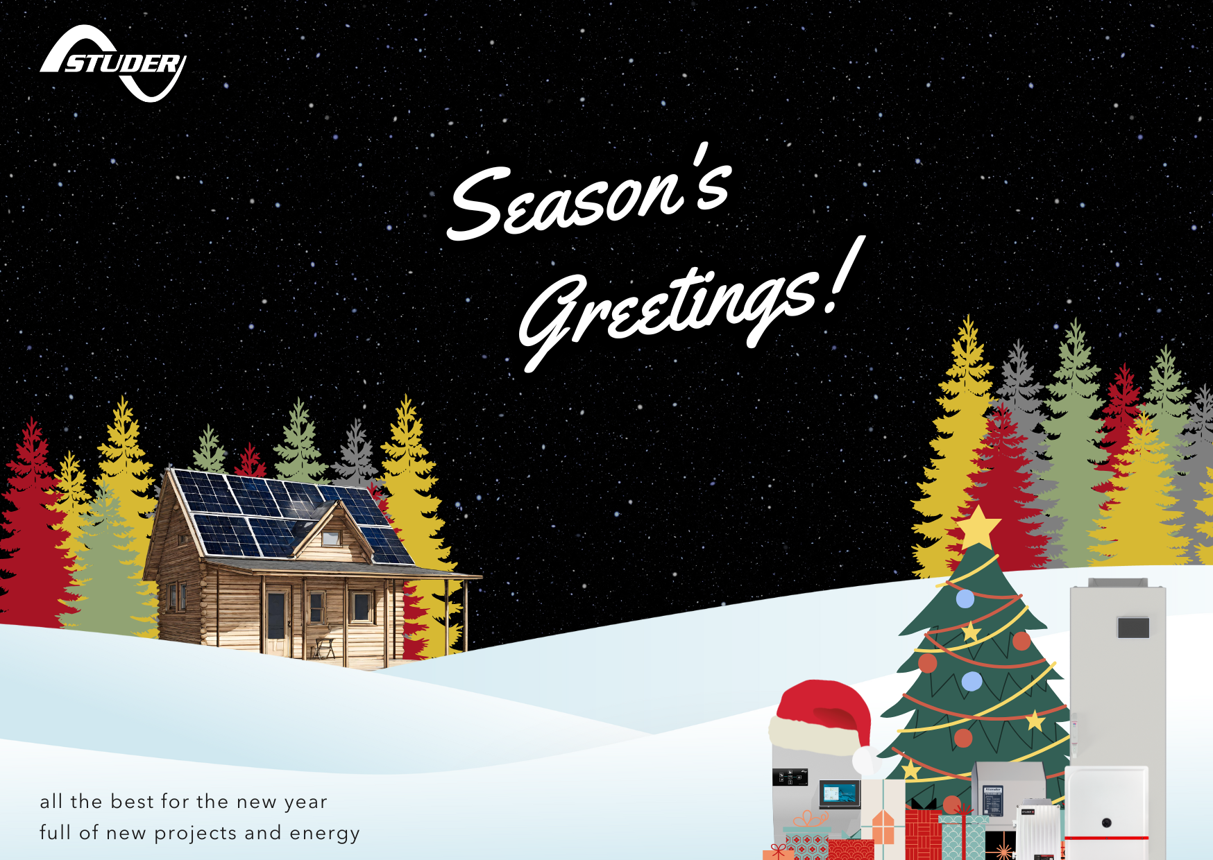 Season's greetings from Studer Innotec