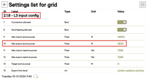 settings picture next3 feed-in limit