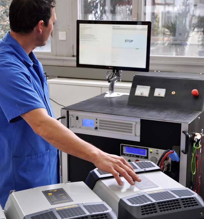 Testing variostring at Studer in Switzerland